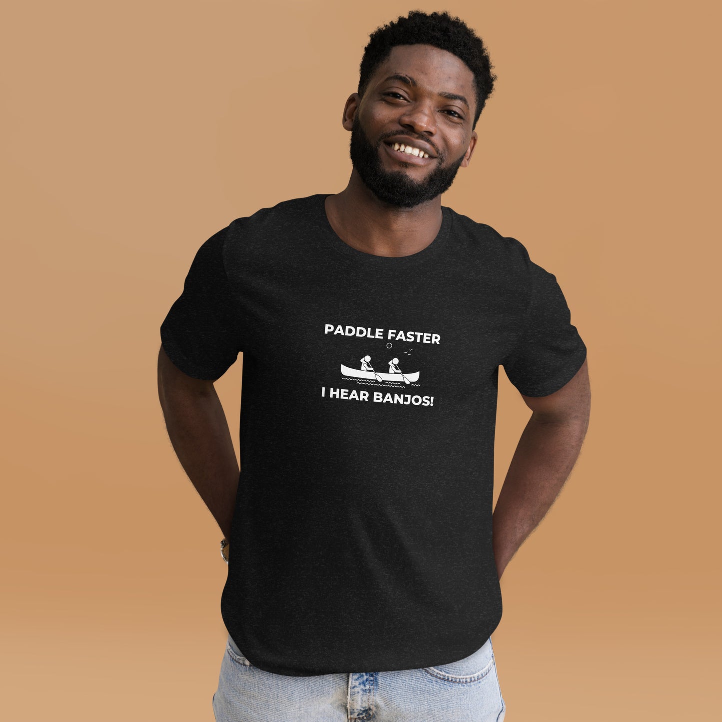 Paddle Faster I Hear Banjos" Funny Kayaking T-shirt for Men | Gift Idea for Outdoor Lovers | Deliverance | Kayaking shirt | Canoe shirt - PennyJellies