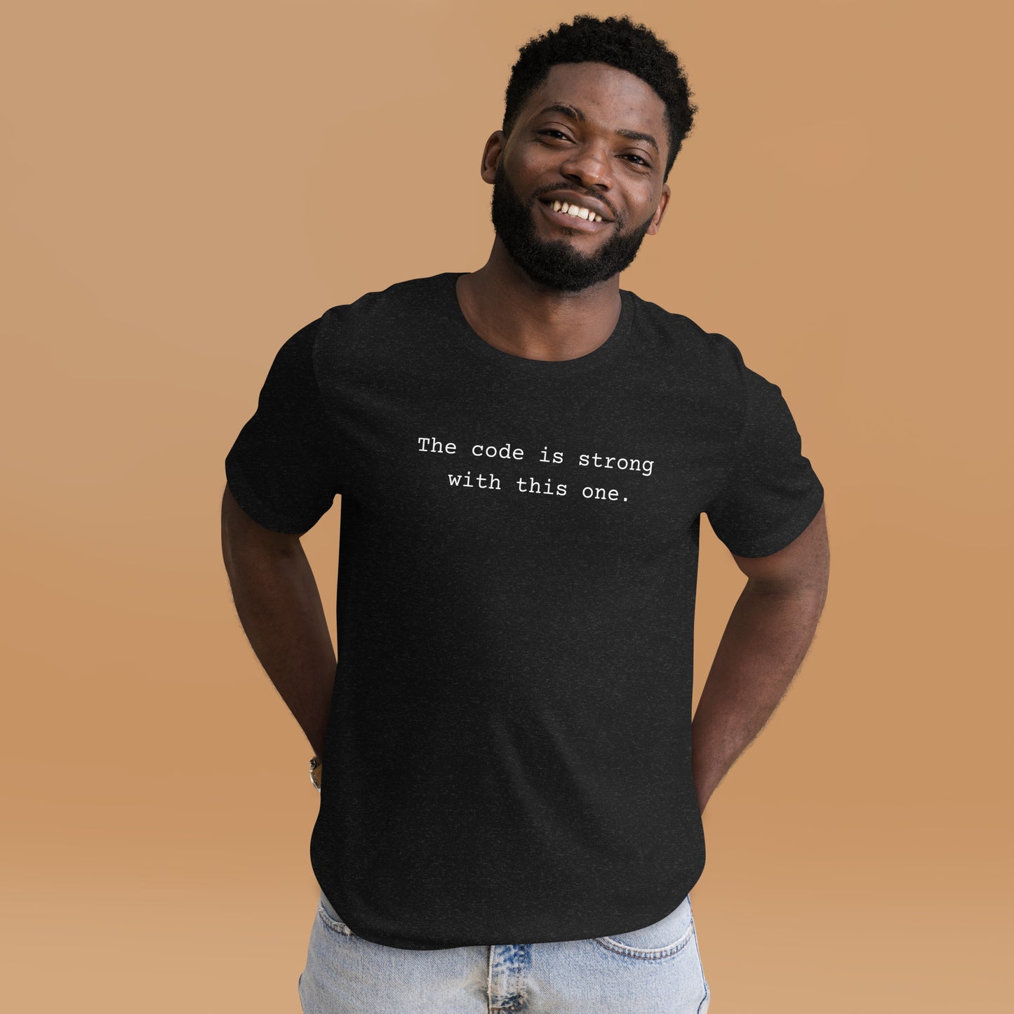 Men's Software Developer Shirt, Computer Engineer Tee, Programmer Coding T-Shirt, Computer Science Gift, Coder Apparel, Code Is Strong - PennyJellies