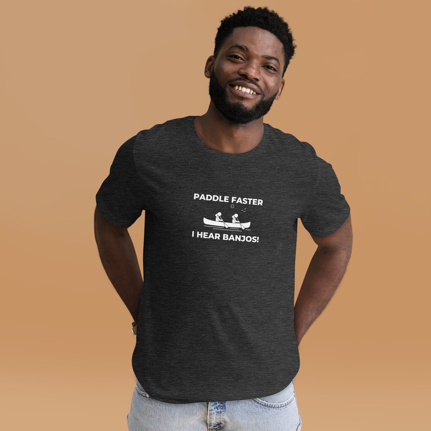 Paddle Faster I Hear Banjos" Funny Kayaking T-shirt for Men | Gift Idea for Outdoor Lovers | Deliverance | Kayaking shirt | Canoe shirt - PennyJellies