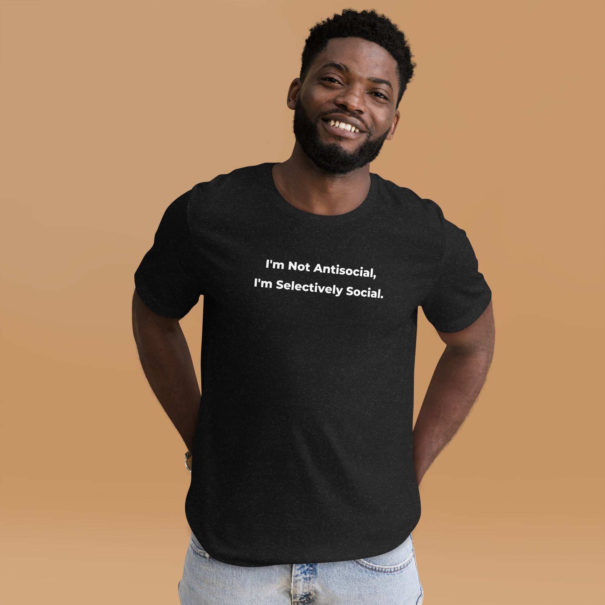 Funny I Am Not Anti-Social T-Shirt - Sarcastic Anti-Social Introvert Witty Novelty Tee for Teenagers and Adults - Unisex In - PennyJellies