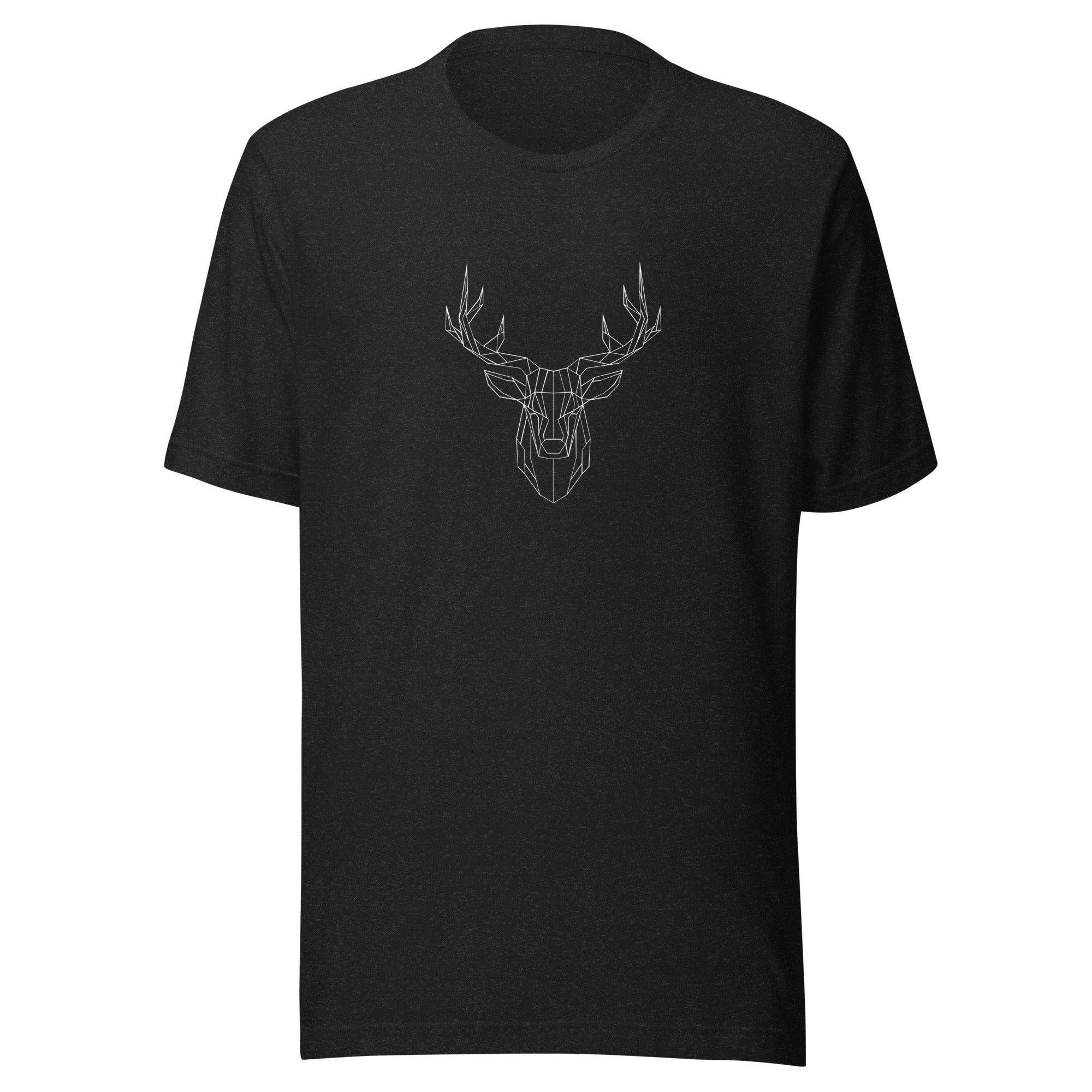 Geometric Stag Head T-Shirt - Deer Hunting Tee - Hunter Gift Idea - Antlers Shirt- Stag Antlers - PennyJellies