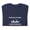 Load image into Gallery viewer, Paddle Faster I Hear Banjos&quot; Funny Kayaking T-shirt for Men | Gift Idea for Outdoor Lovers | Deliverance | Kayaking shirt | Canoe shirt - PennyJellies